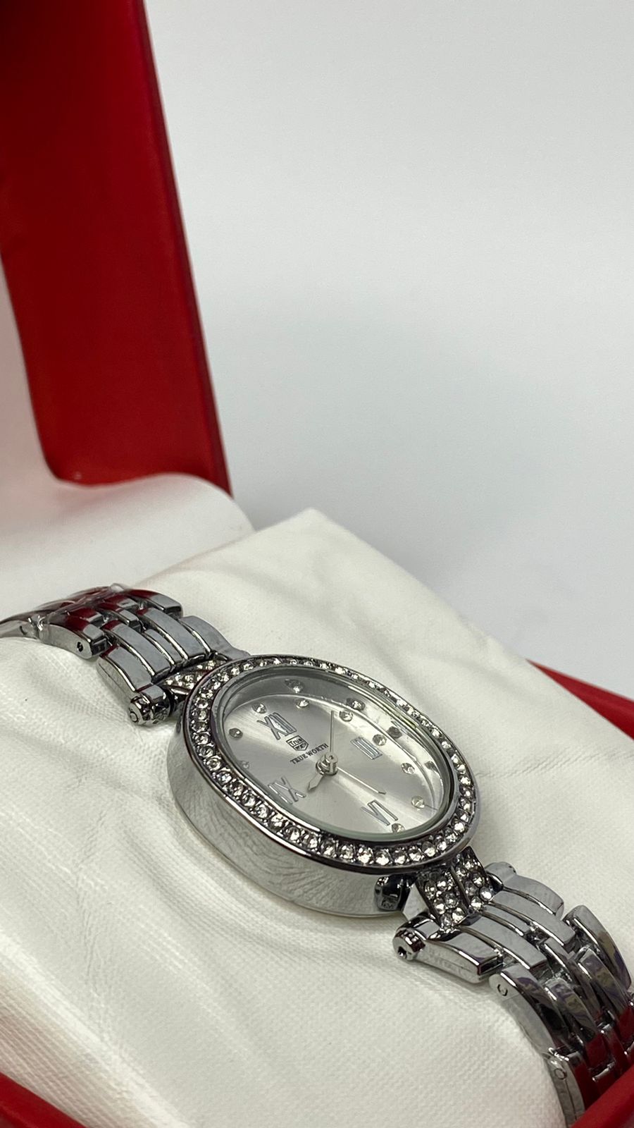 Rhinestone Round Watch